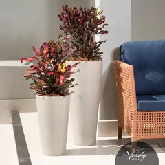 GENERICO - MACETERO GRANITO ALCANTARA 100CM ALTO