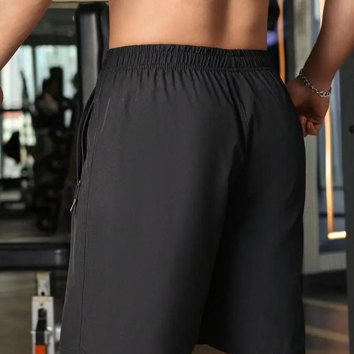 BLUE MOUNTAIN - Shorts Deportivo Hombre Secado Rápido + Upf50 Bolsillos Laterales