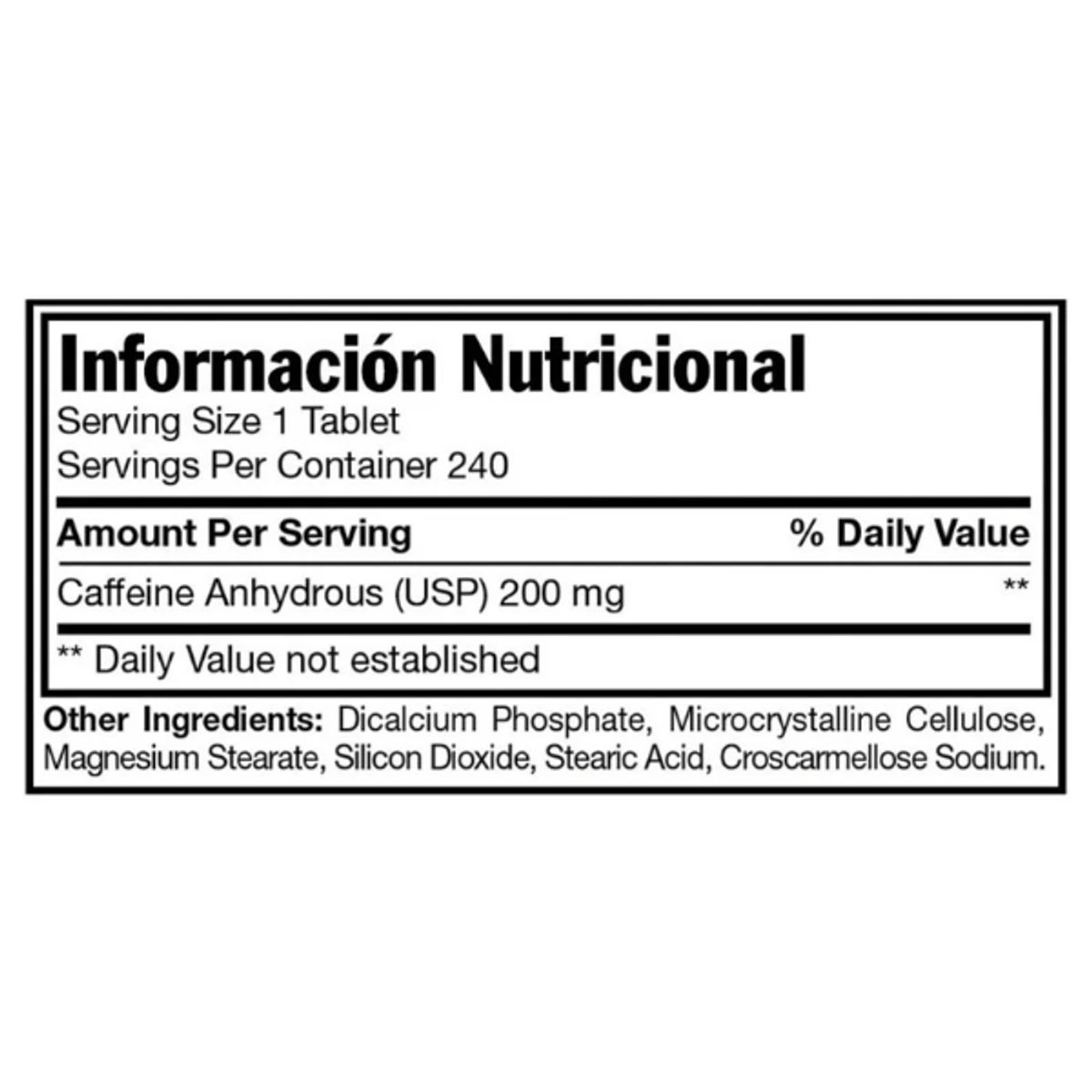 MUTANT - Mutant Cafeina 240 tabs