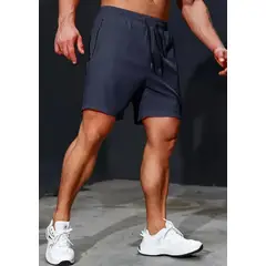 BLUE MOUNTAIN - Shorts Deportivo Hombre Secado Rápido + Upf50 Bolsillos Laterales