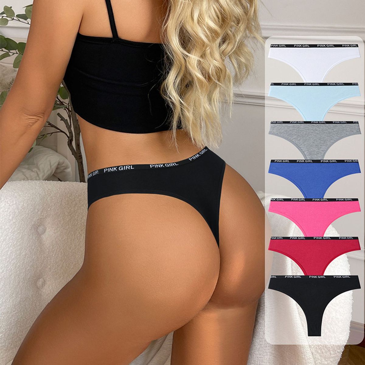 TIOZONEY - Pack de 7 Calzones Mujer