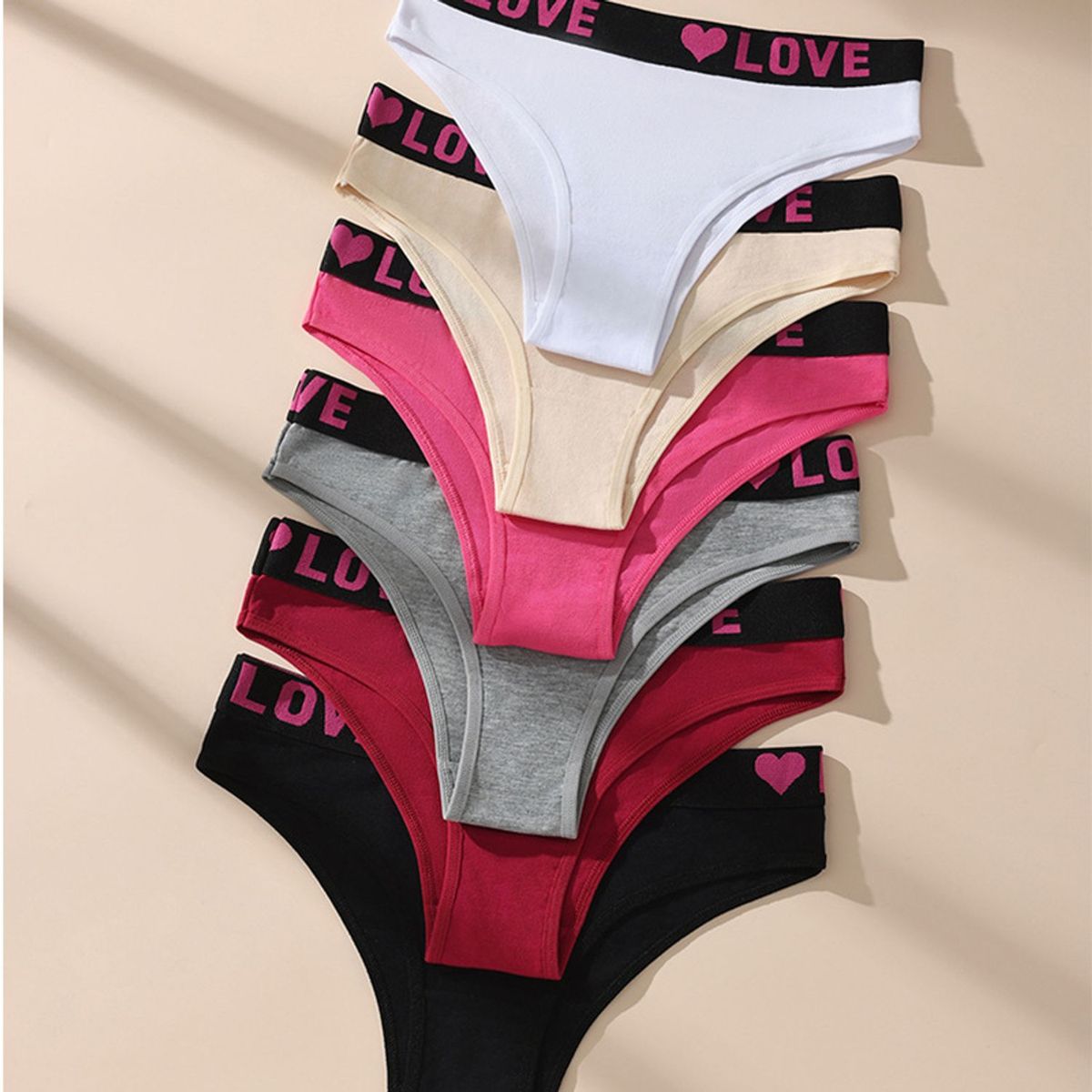 TIOZONEY - Pack de 6 Calzones Mujer