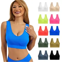 TIOZONEY - Pack De 10 Sostenes Soft Mujer