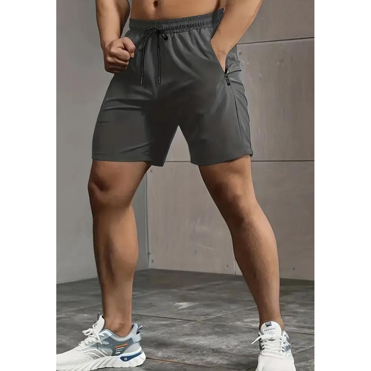 BLUE MOUNTAIN - Shorts Deportivo Hombre Secado Rápido + Upf50 Bolsillos Laterales