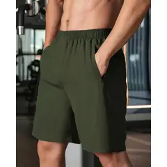 BLUE MOUNTAIN - Shorts Deportivo Hombre Secado Rápido + Upf50 Bolsillos Laterales