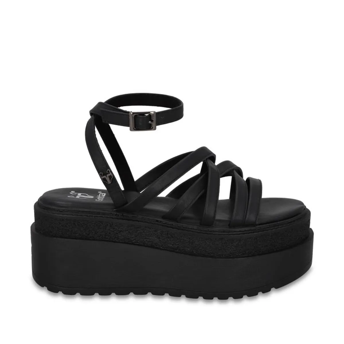 GOTTA - Sandalia Plataforma Negro Mujer 65931