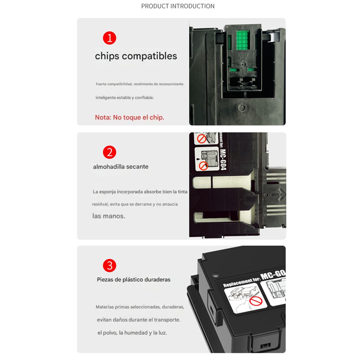 KINDA NICE - Cartuchos De Mantenimiento Compatibles Con Canon