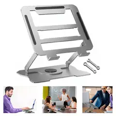 KINDA NICE - Soporte Ajustable para Computadora Portátil de Acero al Carbono