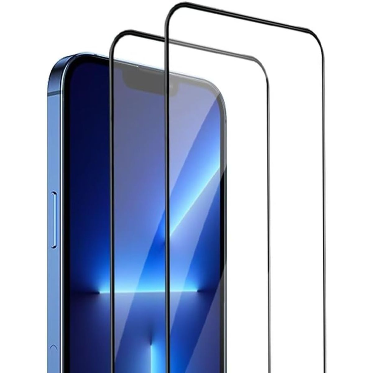 GENERICO - 2 Láminas de Mica/Vidrio Templado Antiespionaje 360° para iPhone