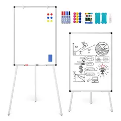 EVERSO - Pizarra Atril Para Niño Magnetica Doble Altura Ajustable Blanco