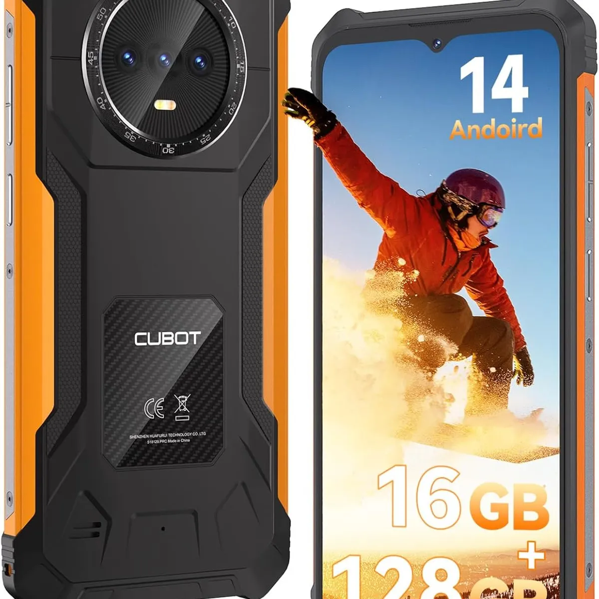 CUBOT - CUBOT KINGKONG ES Celular 16GB+128GB 5100mAh Smartphone