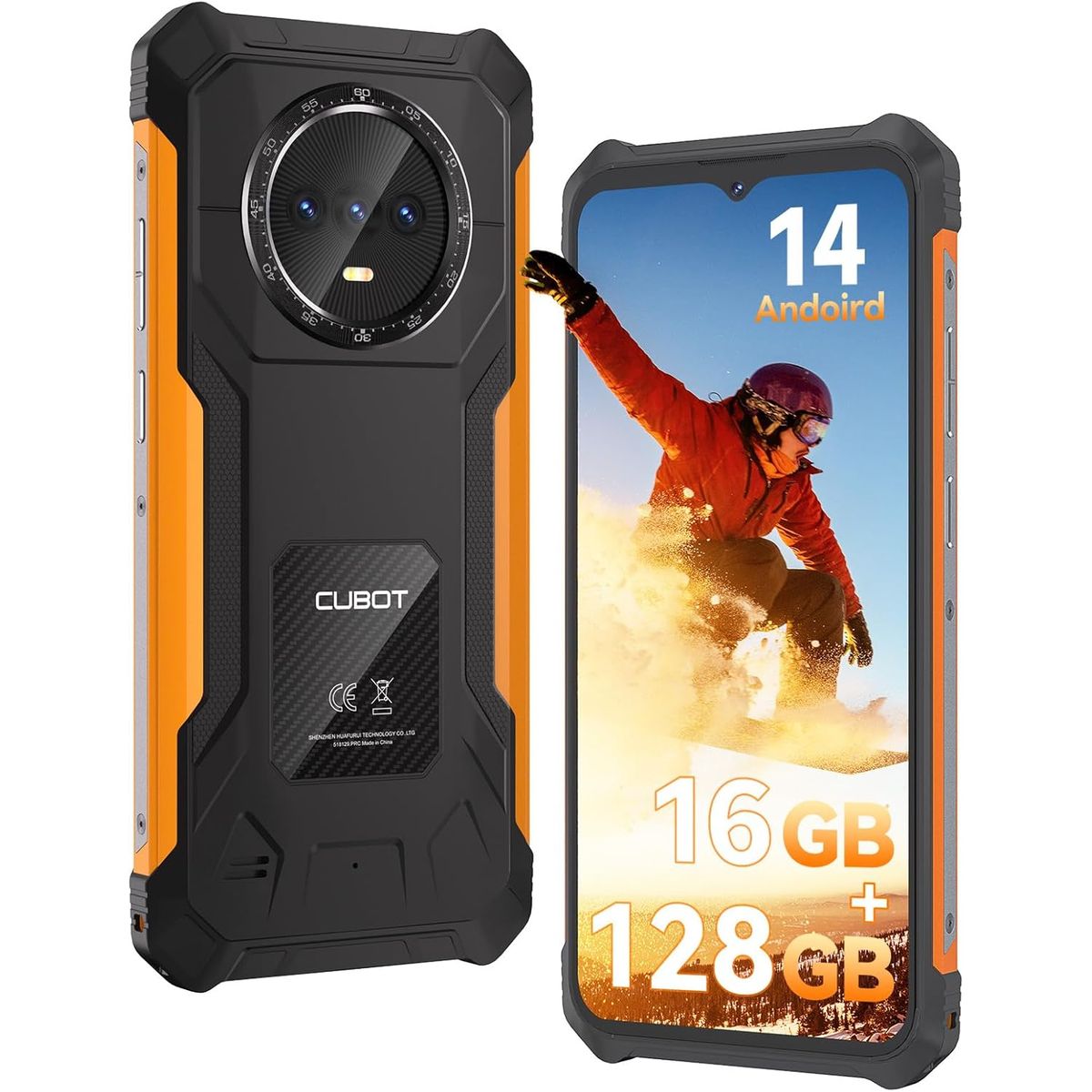 CUBOT - CUBOT KINGKONG ES Celular 16GB+128GB 5100mAh Smartphone
