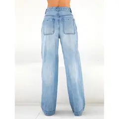TIOZONEY - Jeans anchos para mujer