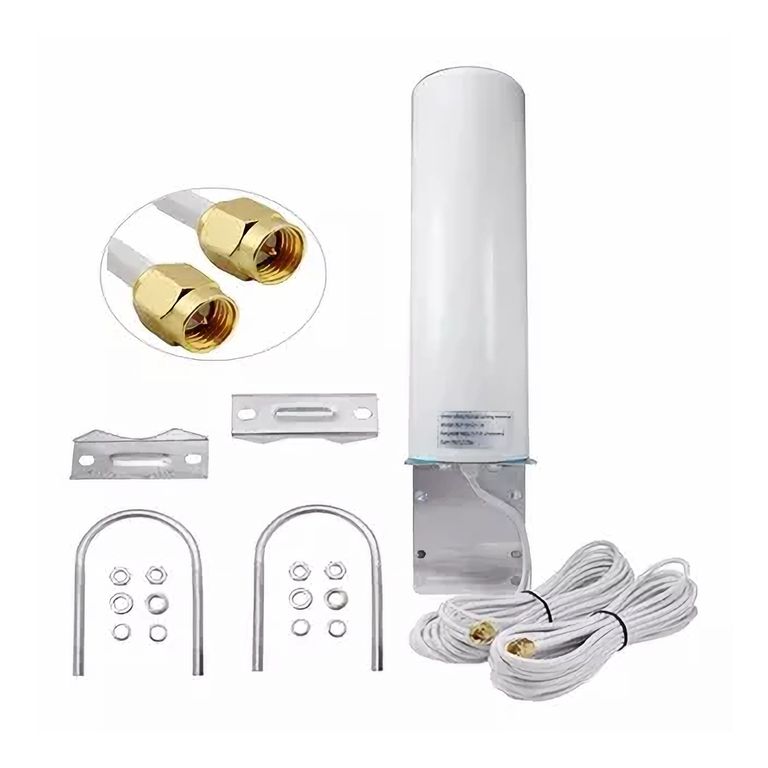 KINDA NICE Antena ExteriorInterior para 2G3G4G LTE Doble Conector SMA 698-2700 MHz