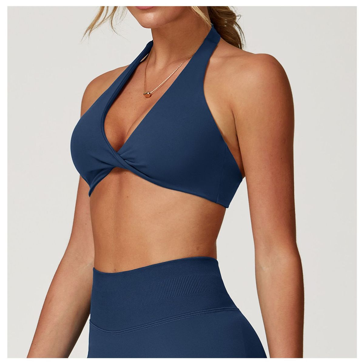 TIOZONEY - Peto deportivo Mujer-Azul