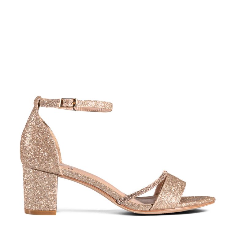 Sandalia Taco Negra Fiesta Mujer YOU220