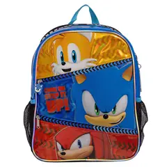 SONIC - Mochila Escolar Niño Team Azul