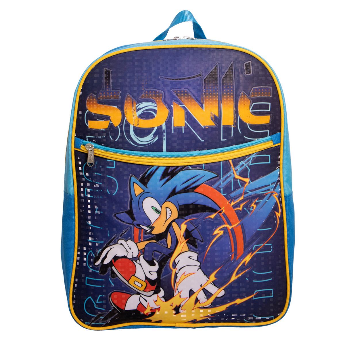 SONIC - Mochila Escolar Niño Over Power Azul Sonic