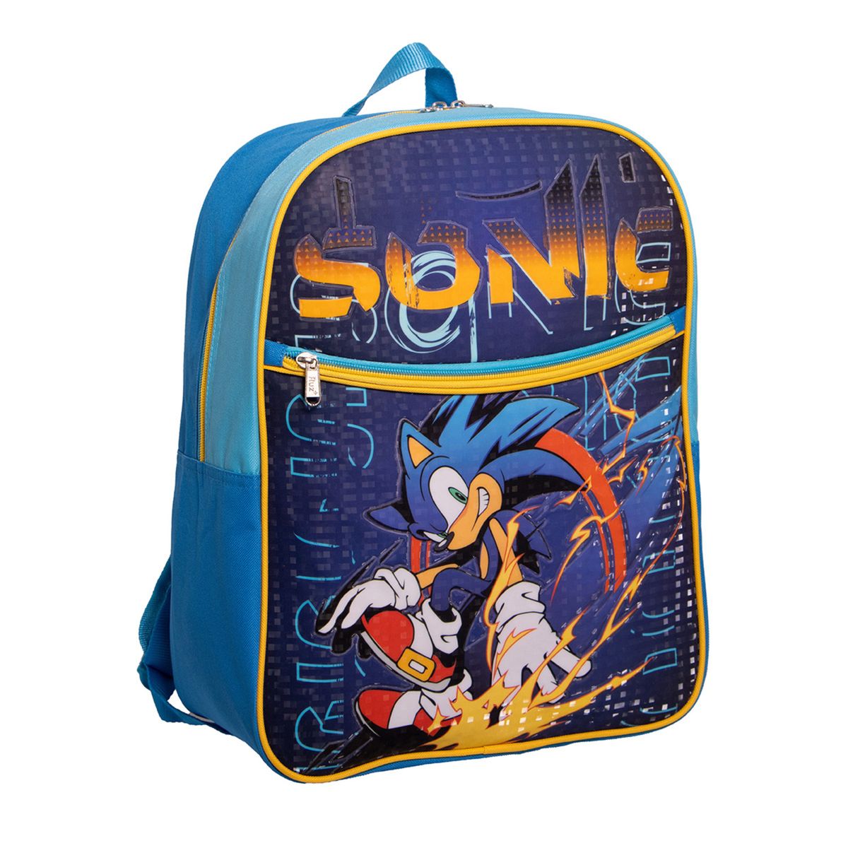 SONIC - Mochila Escolar Niño Over Power Azul Sonic