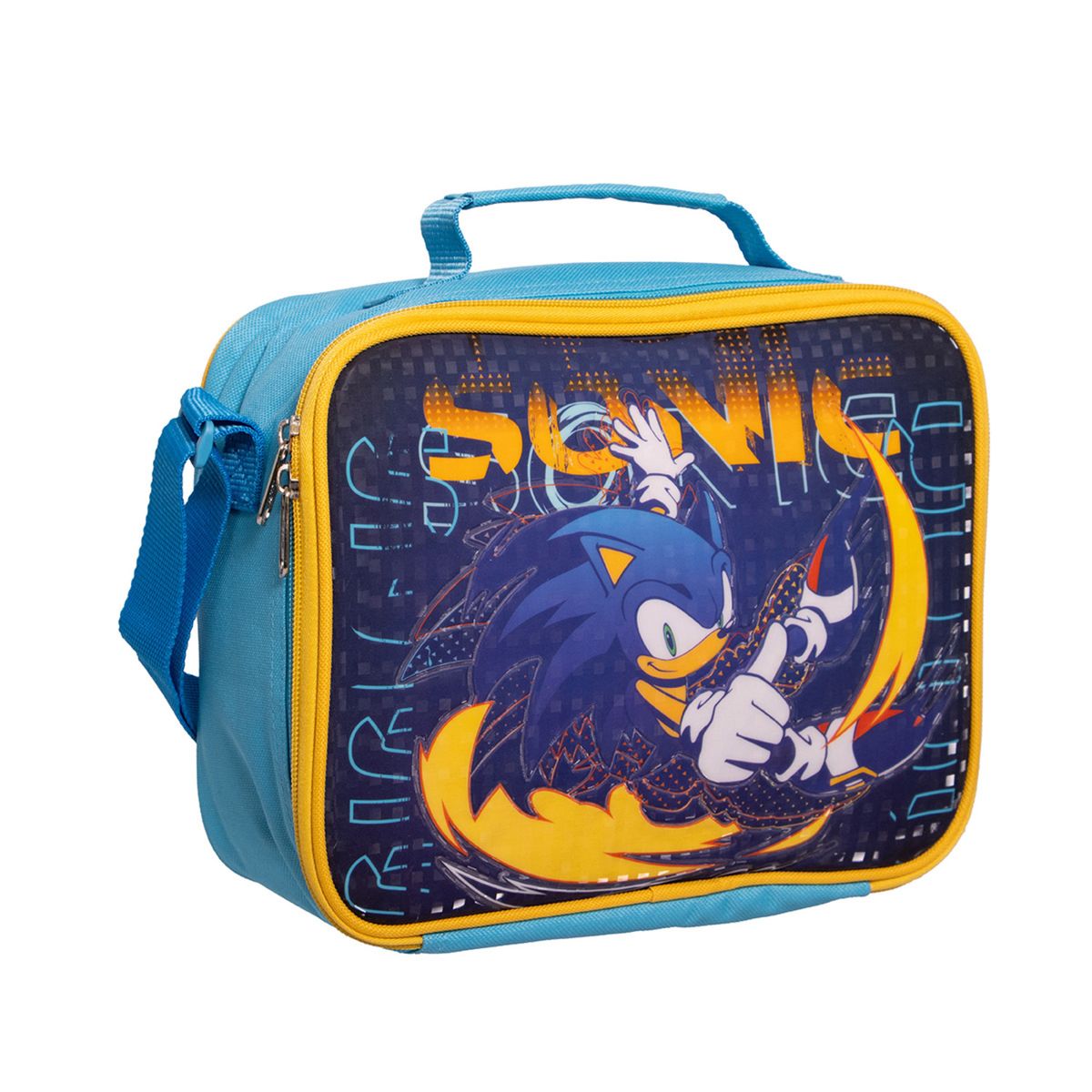 SONIC - Lonchera Escolar Niño Over Power Azul Sonic