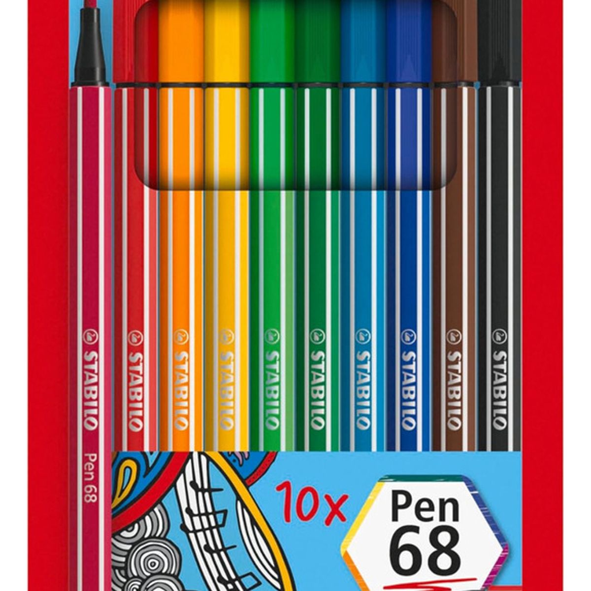 STABILO - Set 10 Rotulador Colores Intenso Stabilio