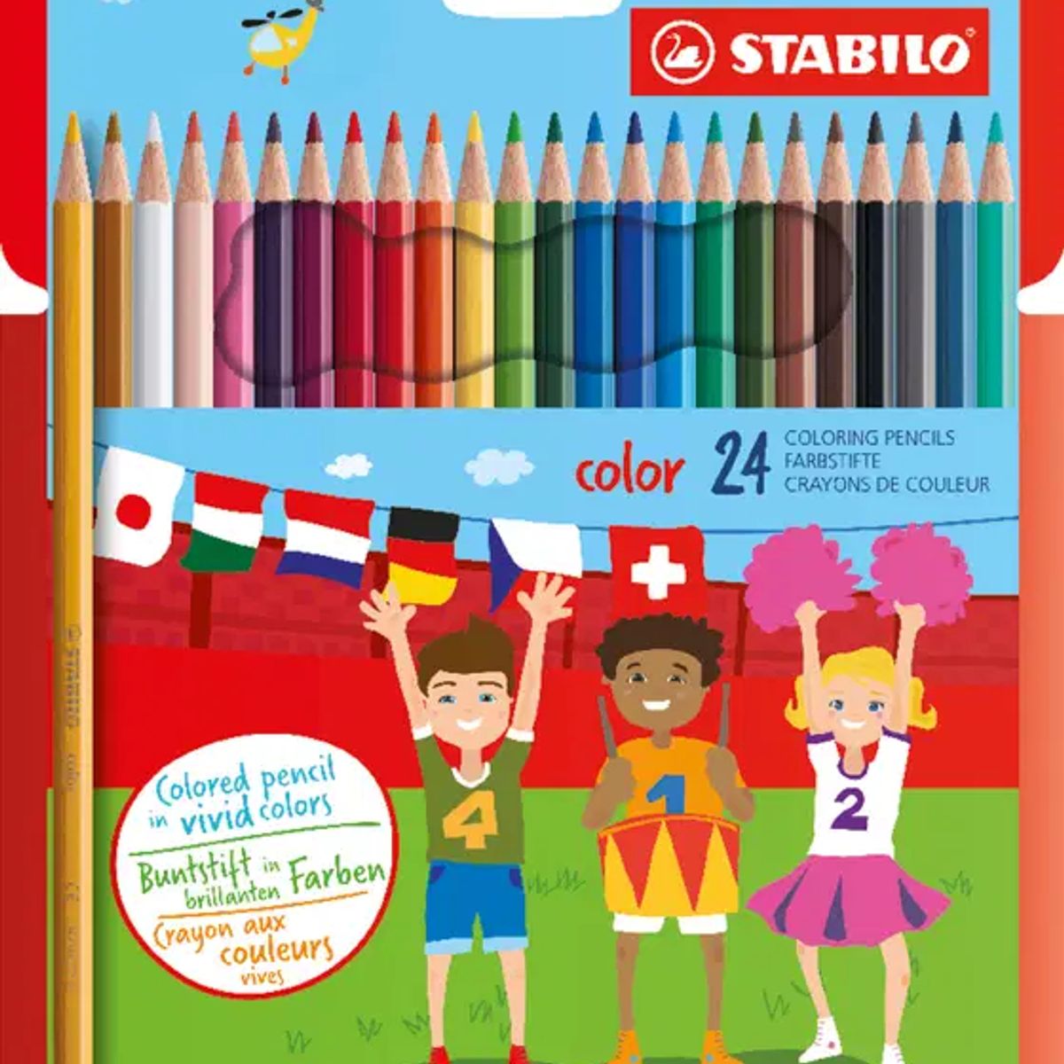 STABILO - Set 24 Lapices De Colores Intensos Stabilo