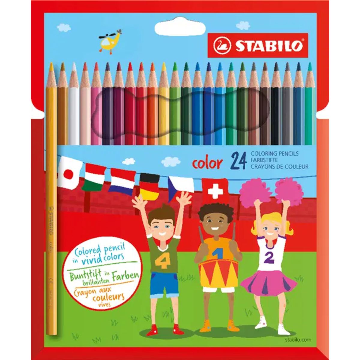 STABILO - Set 24 Lapices De Colores Intensos Stabilo
