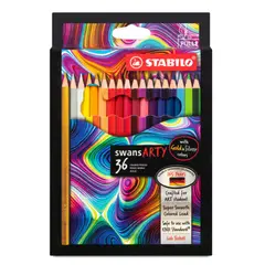 STABILO - Set 36 Lápices Colores Swans Arty Stabilio
