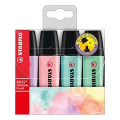 STABILO - Set 4 Destacadores Boss Original Pastel
