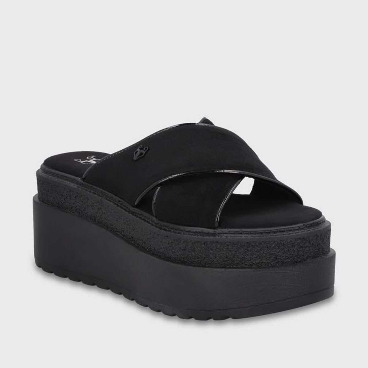 GOTTA - Sandalia Plataforma Negra Mujer 65930