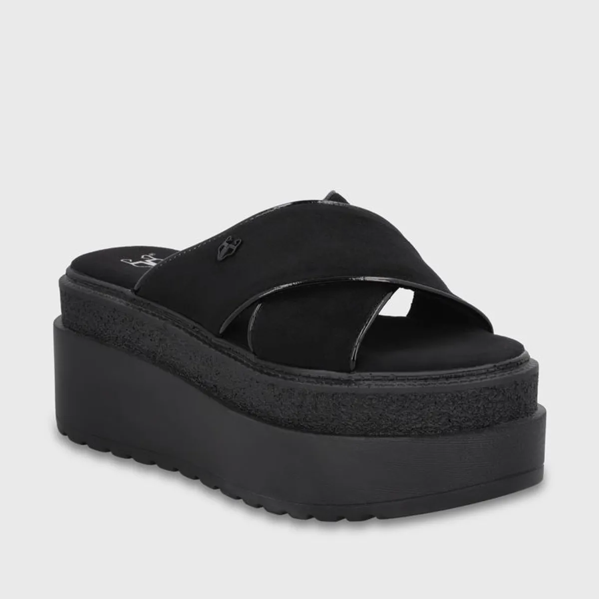 GOTTA - Sandalia Plataforma Negra Mujer 65930