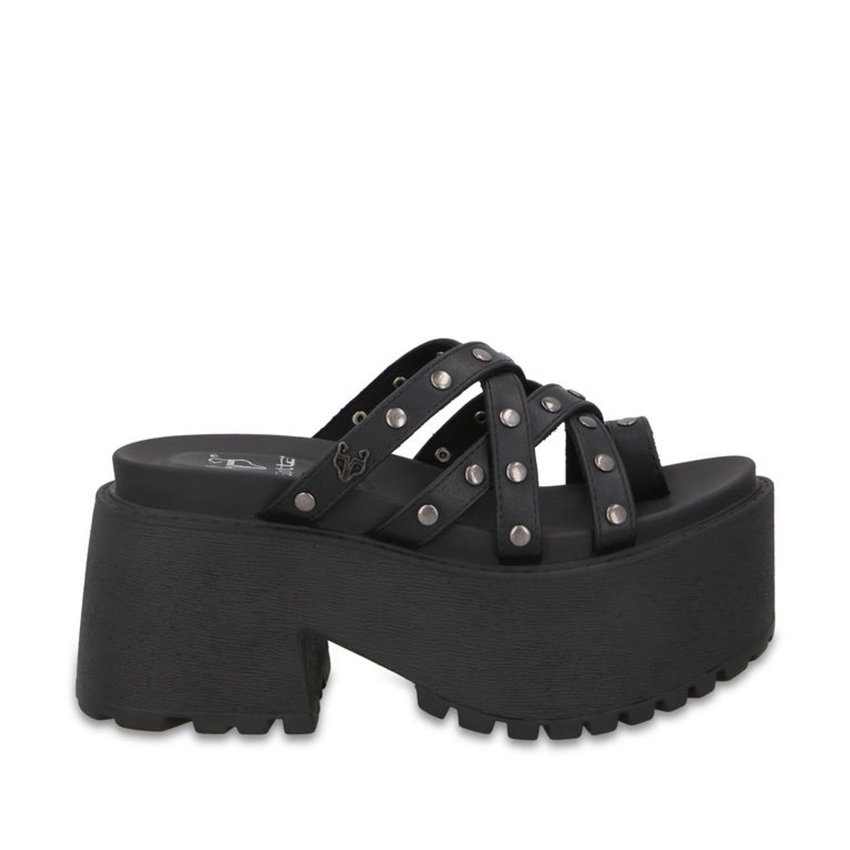 GOTTA - Sandalia Plataforma Negra Mujer 1567F