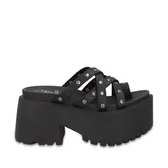 GOTTA - Sandalia Plataforma Negra Mujer 1567F
