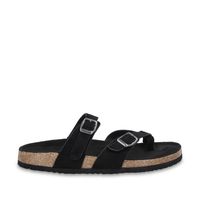 Sandalia Negra Mujer 62080