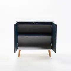 MOBELTEK - Buffet 2 Puertas Kanso Blanco Tuareg