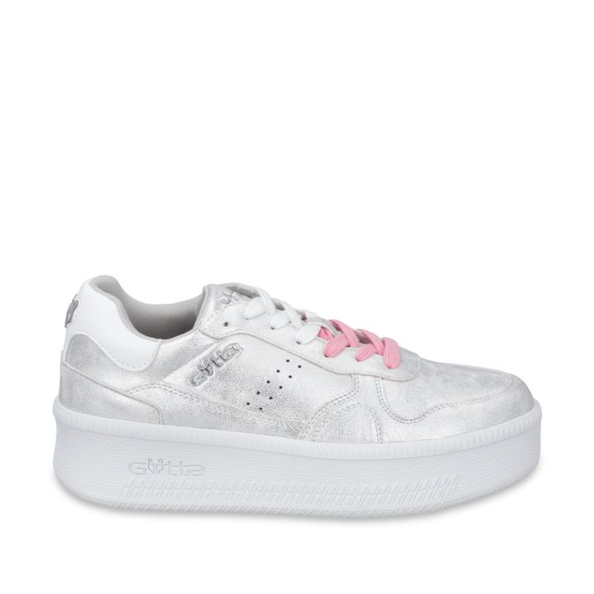 GOTTA - Zapatilla Plataforma Plateada Mujer 67313