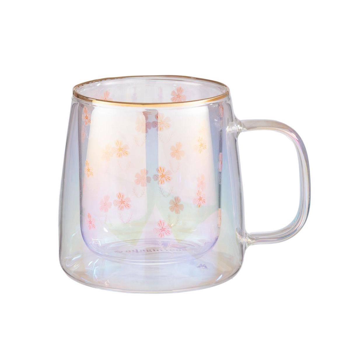 ADAGIO TEAS - Taza Doble Vidrio Tiny Blossom 400 ml