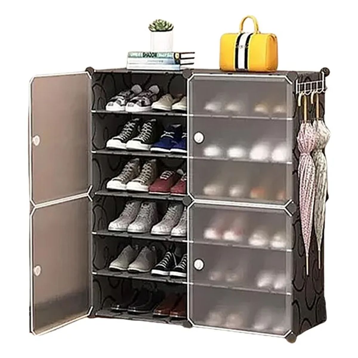 OKAY - Zapatero Organizador De Zapatos 2 Pisos Estrecho 8 Pares
