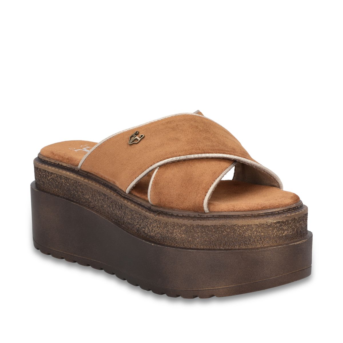 GOTTA - Sandalia Plataforma Camel Mujer 65930