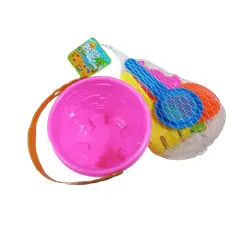 GENERICO - Set juguete baldes playa 6unds para niños Envia los colores surtidos