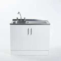 MOBELTEK - Mueble Cocina kit lavaplato 100cm secador derecho