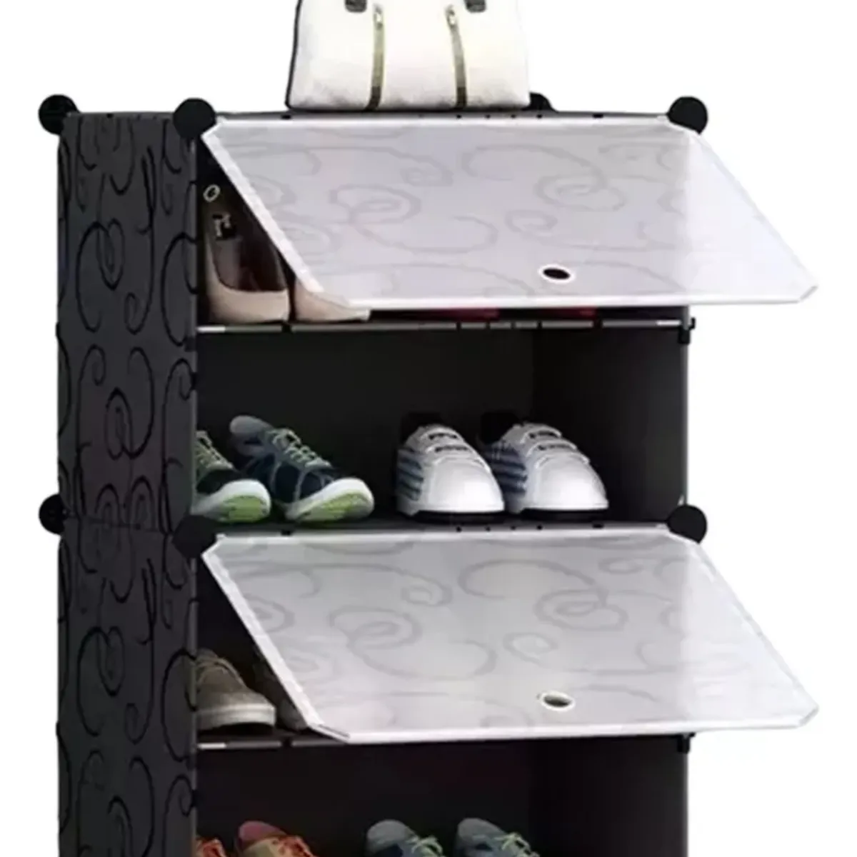 OKAY - Zapatero Organizador 4 Pisos Estante Zapatos Para 8 Pares
