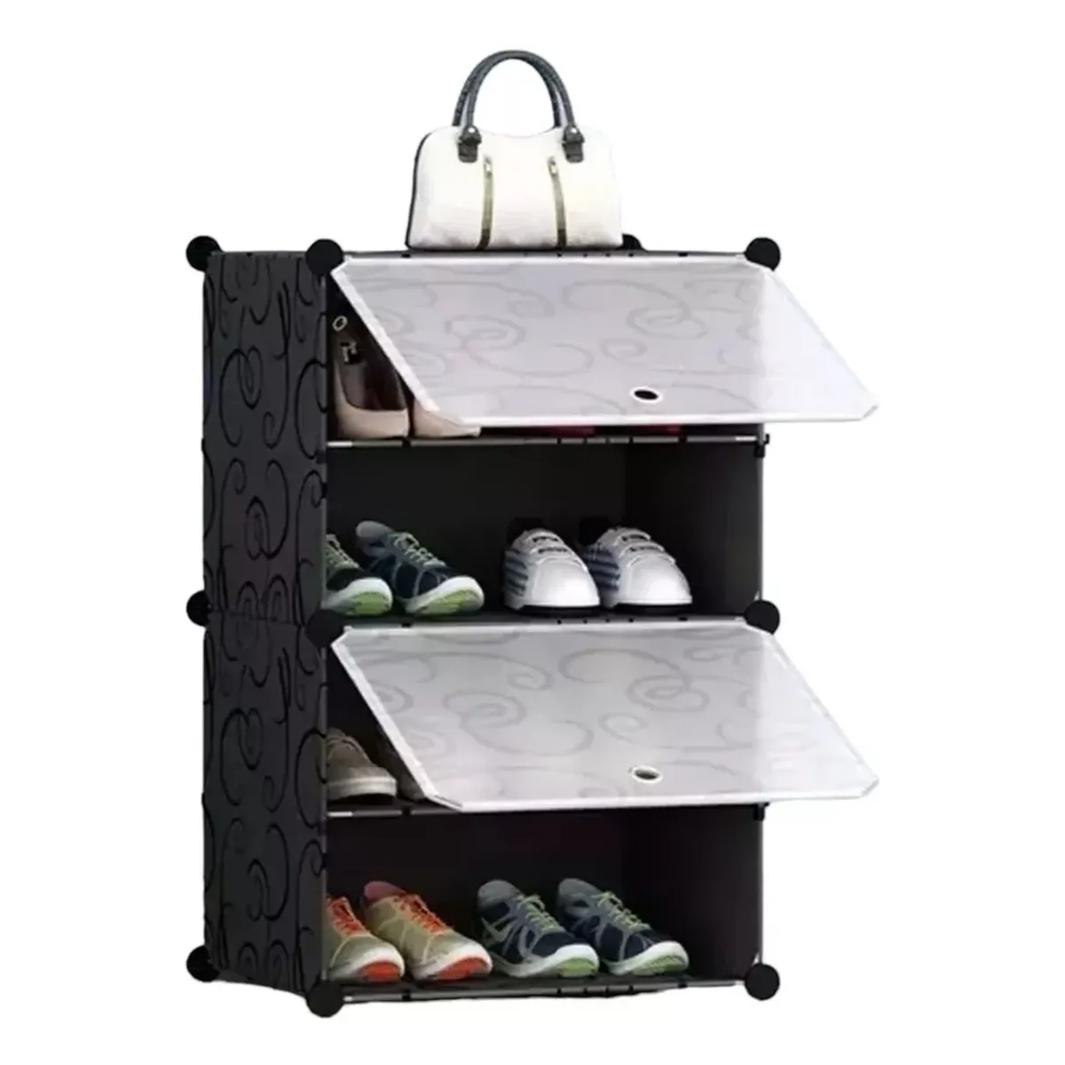 OKAY - Zapatero Organizador 4 Pisos Estante Zapatos Para 8 Pares