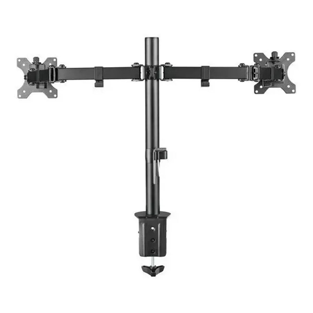 GENERICO - FIGOIMPORT Soporte Mesa Brazo Articulado Para 2 Monitores Negro Negro