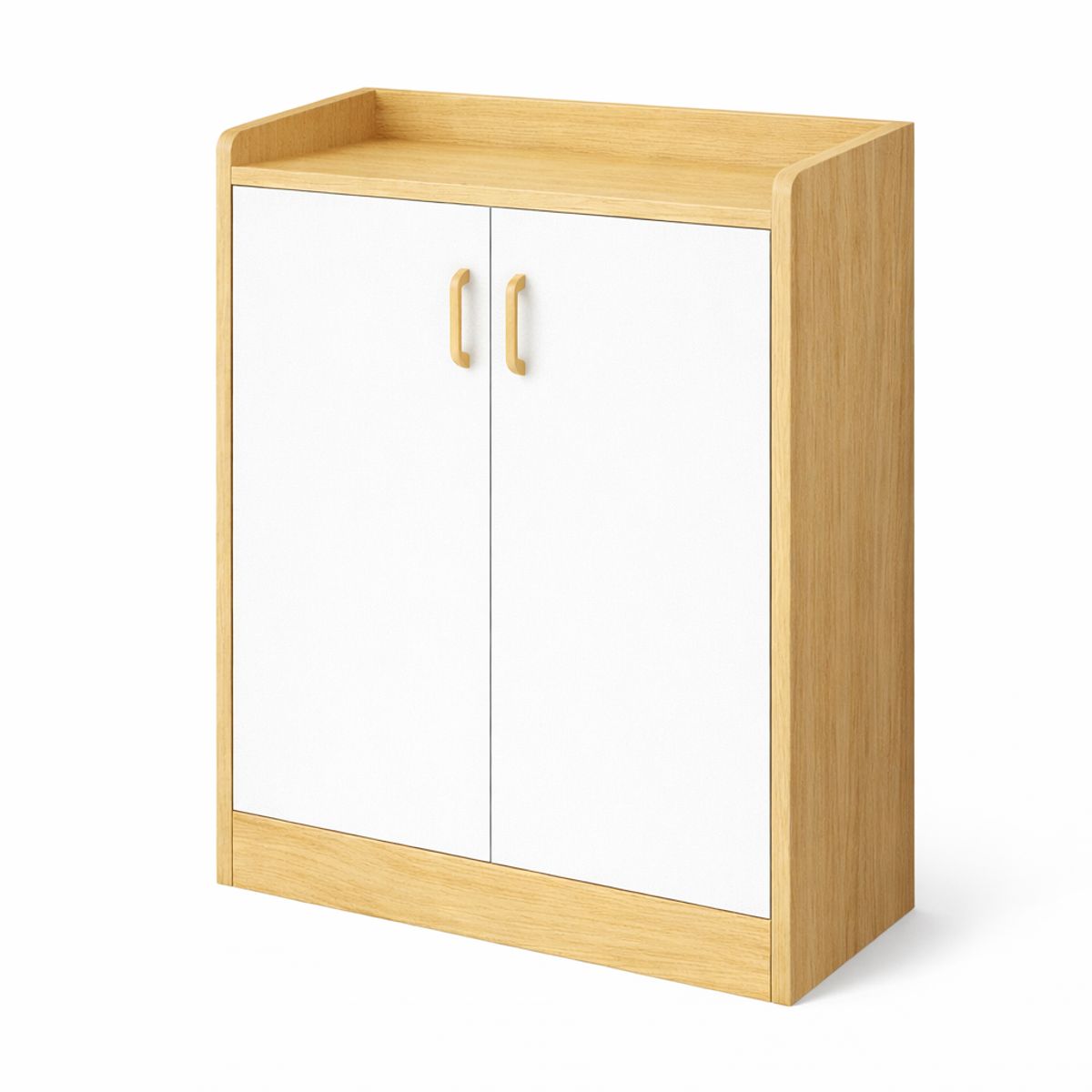 SPACE HOME - Zapatero Organizador Blanco Madera 60x30 cm 16 Pares para Entrada