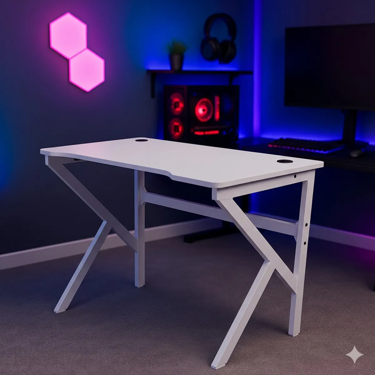 GENERICO - Escritorio Gamer Blanco S