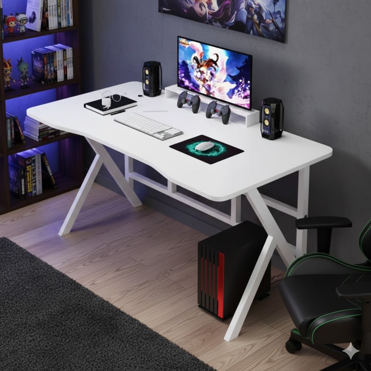 GENERICO - Escritorio Gamer - Blanco