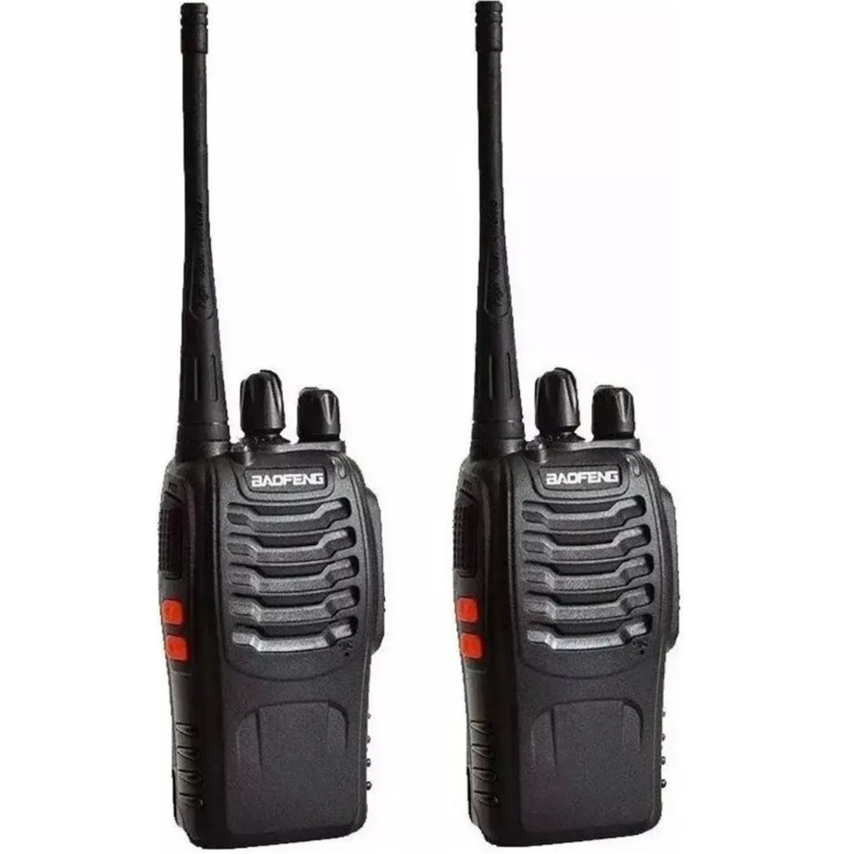 GENERICO - Pack X2 Radio Transmisor Walkie Talkie Bf-888s Baofeng Recargable Ideal Camping Seguridad