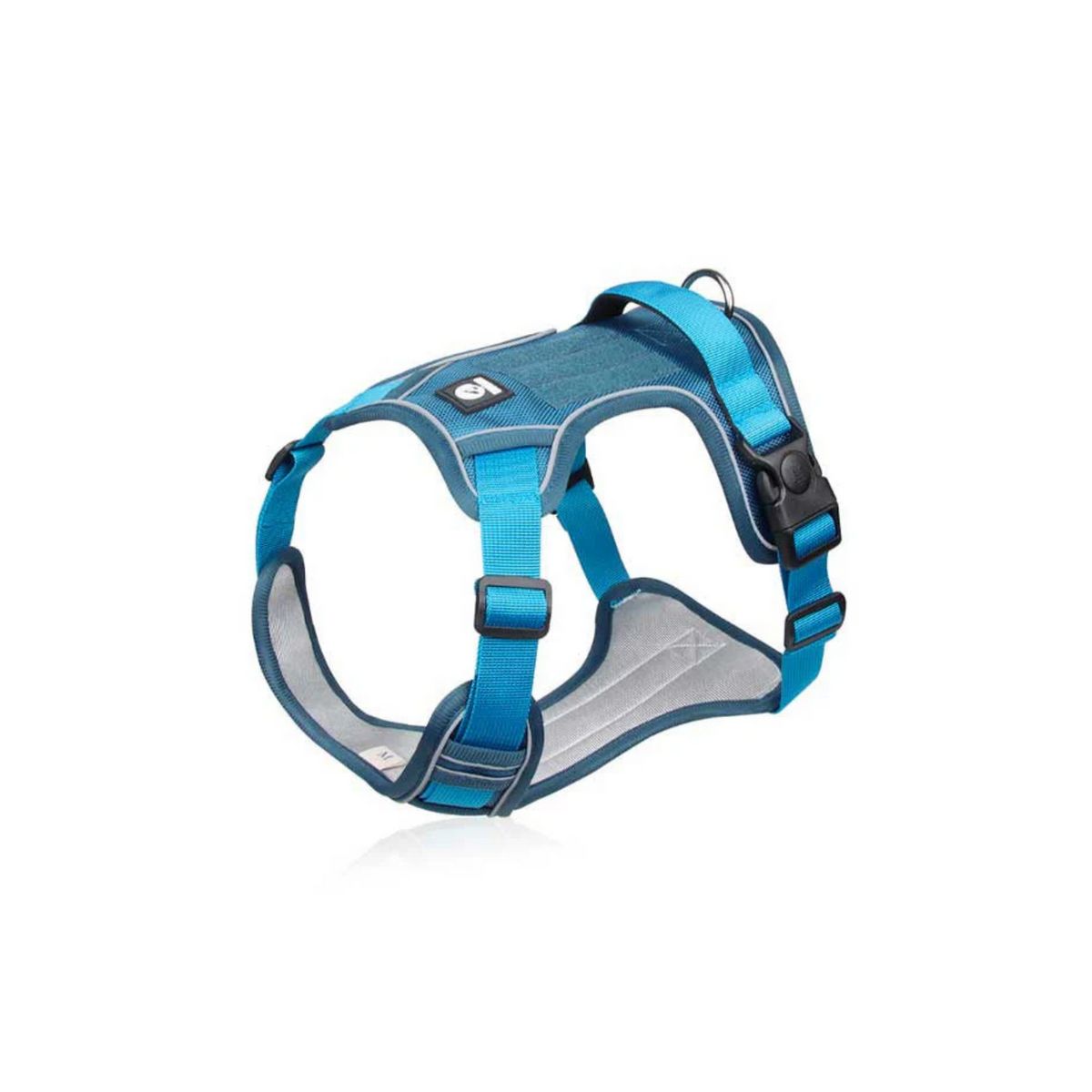 GENERICO - Arnés Reflectante Antitirones Antiasfixia Para Perro Talla XL - Azul