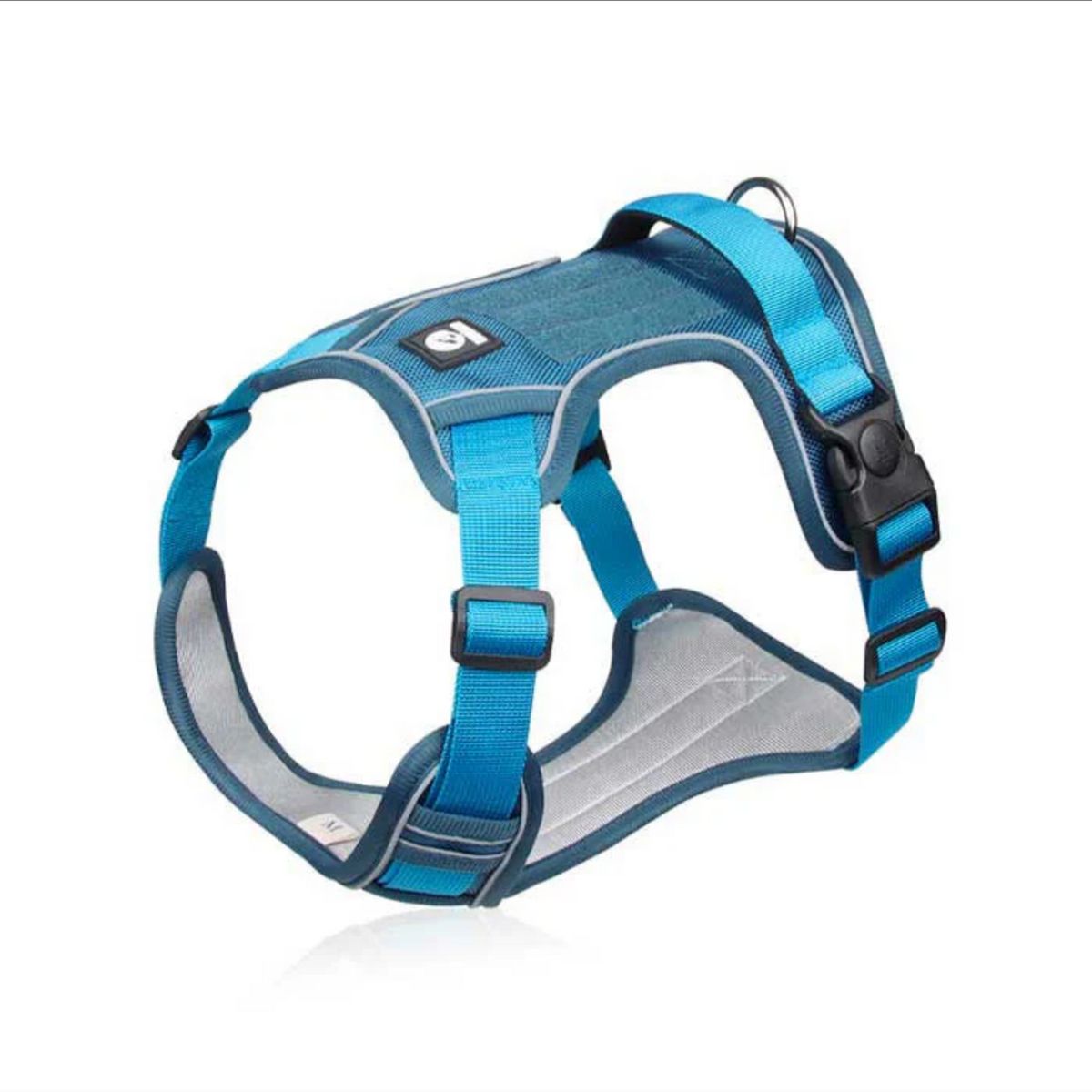GENERICO - Arnés Reflectante Antitirones Antiasfixia Para Perro Talla L - Azul